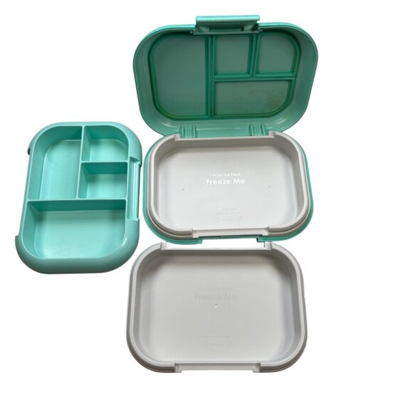 Bentgo Kids Chill Lunch Box Turquoise Freezer Packs Food Storage Kids Snack - Picture 3 of 4